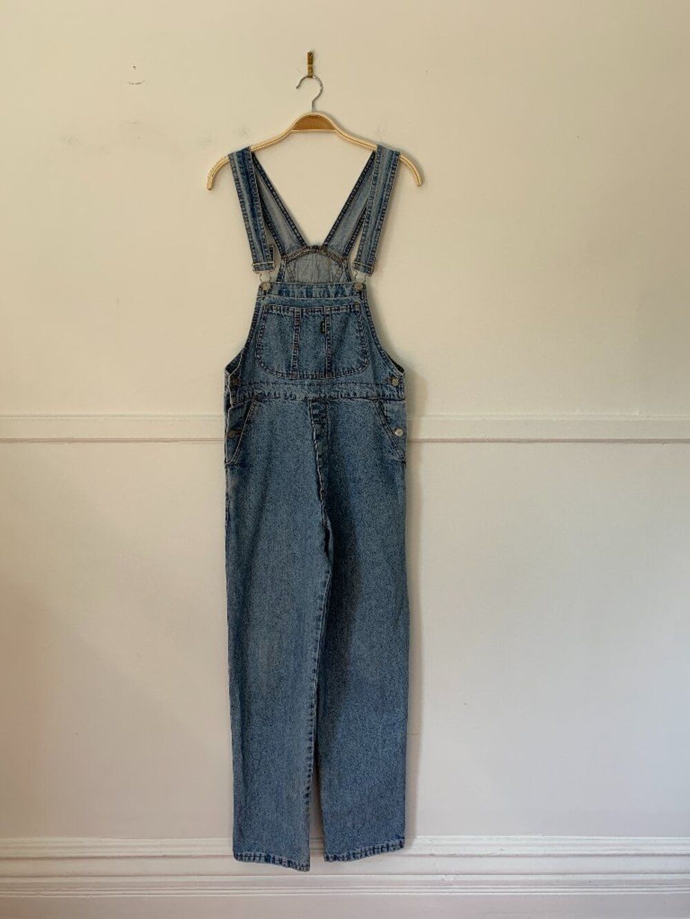 vintage 00s roots blue denim overalls